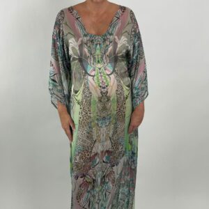 Silk Caftan Jen Dress from Sequin Saturday