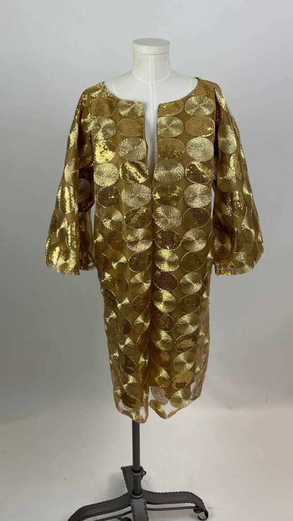 Gold Sequin Dress: Roux La La from Sequin Saturday by Jennifer Risey